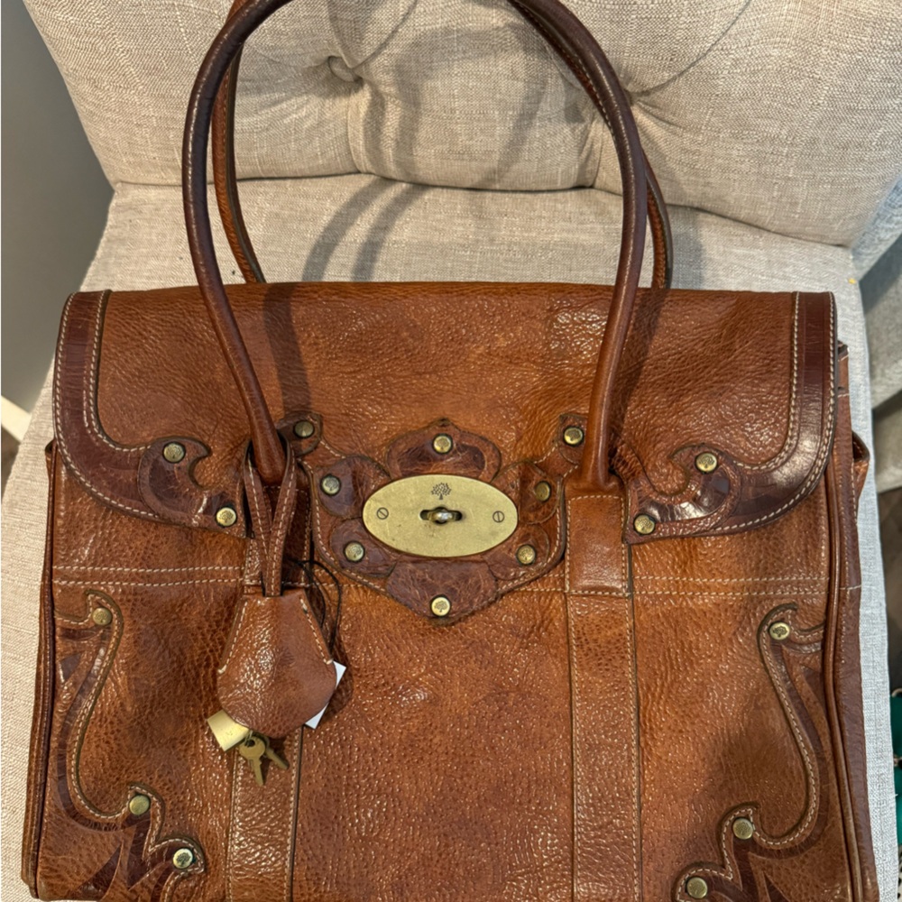Mulberry Brown Leather Tote